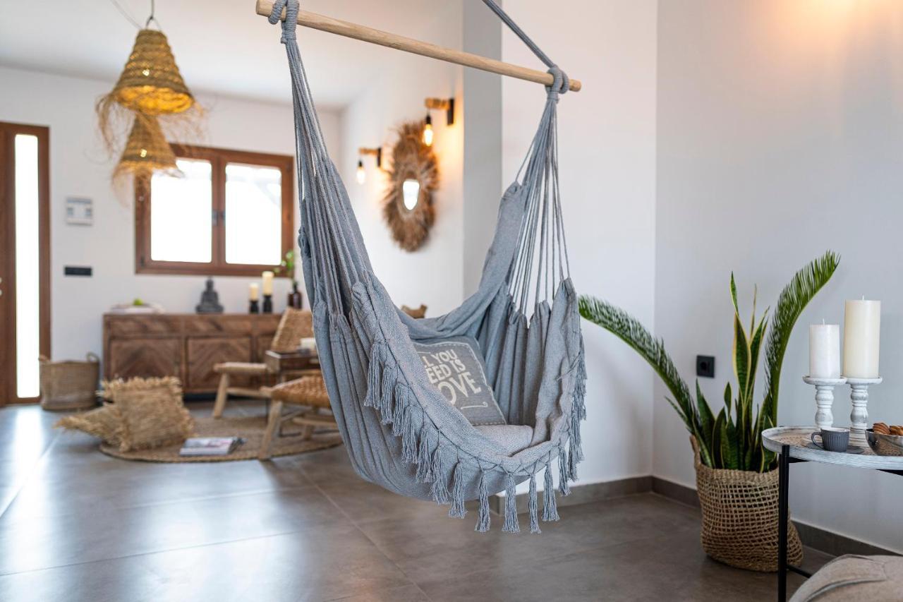 Luxury Nissovilla With Private Pool & Sea Views Kolymbia Ngoại thất bức ảnh